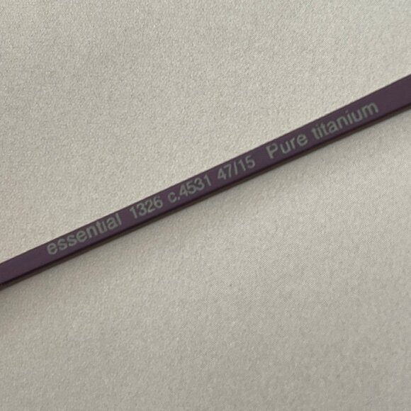 PRO DESIGN DENMARK Brown & Purple Titanium Frames: 1326 c.4531 47/15: Brand New - Picture 10 of 12